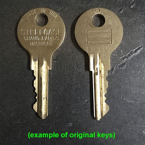 steelcase replacement cabinet keys